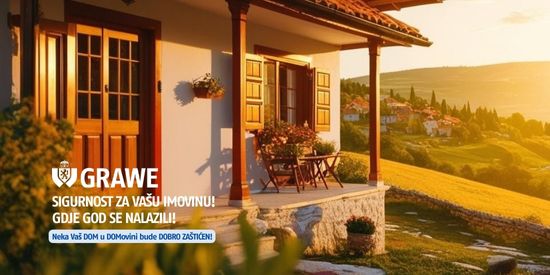 Zato postoji osiguranje imovine, prilagođeno upravo vama koji živite vani, a brinete za svoj dom u domovini.